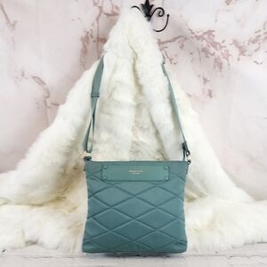 Charleston Medium Zip-Top Crossbody in Lake Color